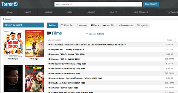 Torrent9 et Cpasbien